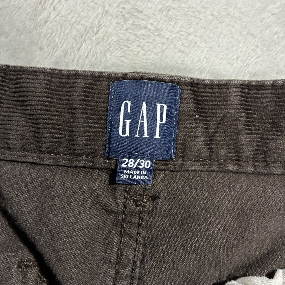 GAP Corduroy Carpenter Pant Chocolate Brown Women's 28 Dark Academia 90s Grunge - Picture 2 of 8
